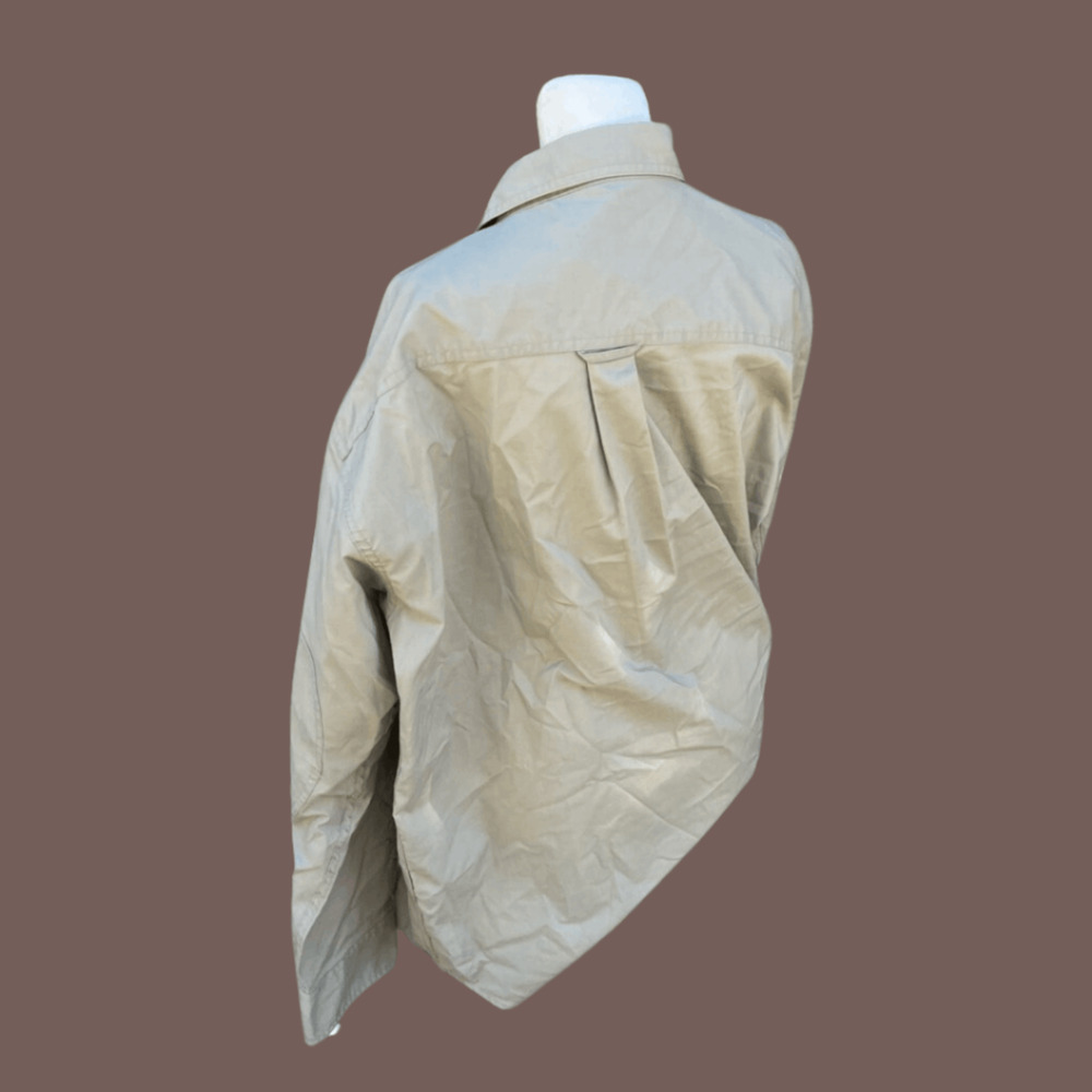 Cabela’s Khaki Shirt | Cotton Utility | Size M | Vintage - Picture 2 of 4